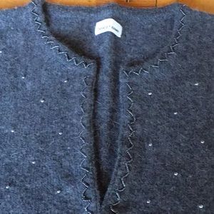 LAMBSWOOL & ANGORA Cardigan.  PELICAN COVE